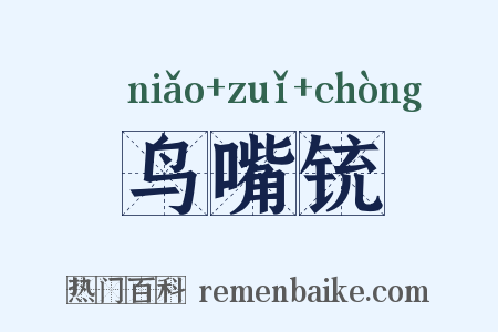 鸟嘴铳是什么意思的图片